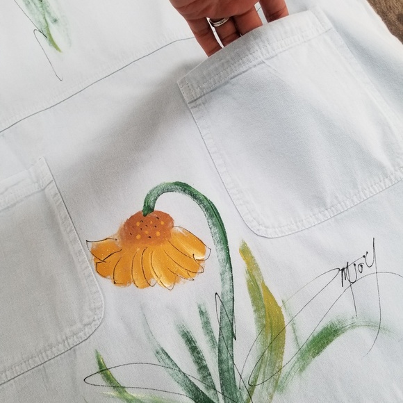 Sunflower Handpainted Dress - small - Picture 4 of 7